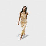 Adelgunde - Satin-Halterkleid