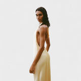 Adelgunde - Satin-Halterkleid