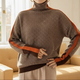 Eleonore - Hochkragen Herringbone Luxe