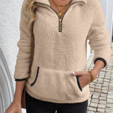 Julia - Mid-Hoodie mit Reißverschluss