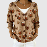 Ursula - Bequemer Strick-Cardigan mit Knöpfen