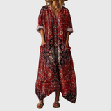 Elke - Maxikleid mit farbigem Druck
