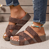 Angelika - Elegante Geflochtene Sandalen