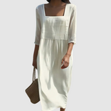 Uta - Lässiges Leinenkleid