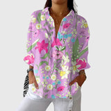 Undine - Leichte und farbenfrohe Druckbluse