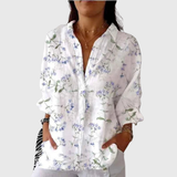 Luzia - Bedruckte, leichte und farbenfrohe Bluse