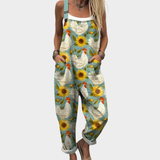Britta - Bequeme bedruckte Latzhose