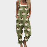 Claudia - Bequeme gemusterte Latzhose
