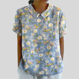Bettina - Elegantes Blumenshirt