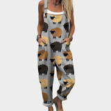 Else - Bequeme bedruckte Latzhose