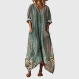 Alwine - Maxikleid mit buntem Druck