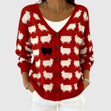 Gisela - Bequemer Strickcardigan mit Knöpfen