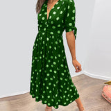 Lina - Elegantes Kleid mit Punkten