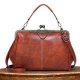 Lieselotte - Vintage Lederhandtasche