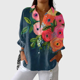 Corinna - Leichte und farbenfrohe Druckbluse