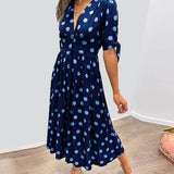 Lina - Elegantes Kleid mit Punkten