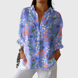 Karin - Leichte und farbenfrohe Druckbluse