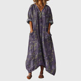 Angelika - Maxikleid mit farbenfrohem Druck