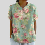 Annegret - Elegantes Blumenshirt