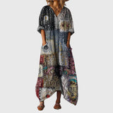 Dagmar - Maxikleid mit buntem Print