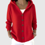 Jolanthe - Bequemer Strick-Cardigan mit Kapuze