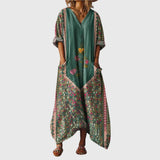 Andrea - Maxikleid mit buntem Druck