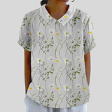 Hannelore - Elegantes Blumenshirt