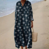 Ottilie - Bohemian Kleid mit Sternenprint