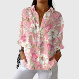 Rosamunde - Leichte und farbenfrohe Druckbluse