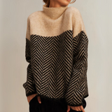 Ingeborg - Baumwollpullover mit Stehkragen