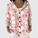Kordula - Bequemer Strick-Cardigan mit Kapuze