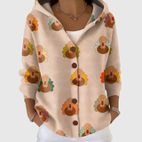 Angelika - Bequemer Strick-Cardigan mit Kapuze