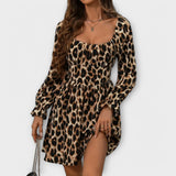 Alwine - Kleid mit Leopardenmuster