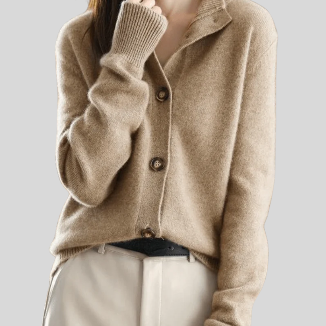 Klara - Cardigan aus Kaschmir im Retro-Stil