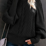 Loreley - Langer, Lässiger Pullover mit langen Ärmeln