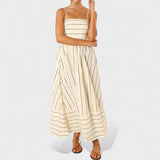 Lore - Lange gestreifte Robe