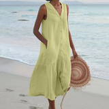 Renate - Kleid mit V-Ausschnitt