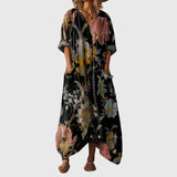 Dorothea - Maxikleid mit buntem Druck