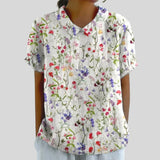 Angelika - Elegantes Blumenshirt