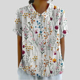 Christa - Elegantes Blumenshirt