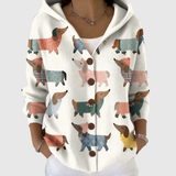 Mechthild - Komfortabler Strickcardigan mit Kapuze