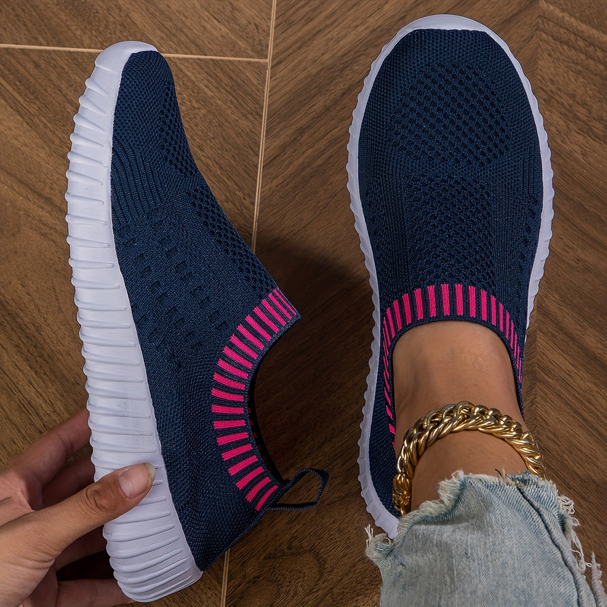 Claudia - Ultraleichte rutschfeste Socken-Sneaker