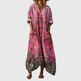 Claudia - Maxikleid mit buntem Druck