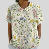 Ernestine - Blümchenoberteil Eleganter Komfort