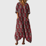 Christel - Maxikleid aus weichem, buntem Druck