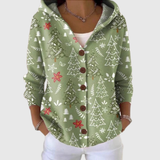 Nathalie - Bequemer Strick-Cardigan mit Kapuze