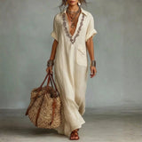 Else - Maxikleid im Boho-Stil mit Blumenmuster