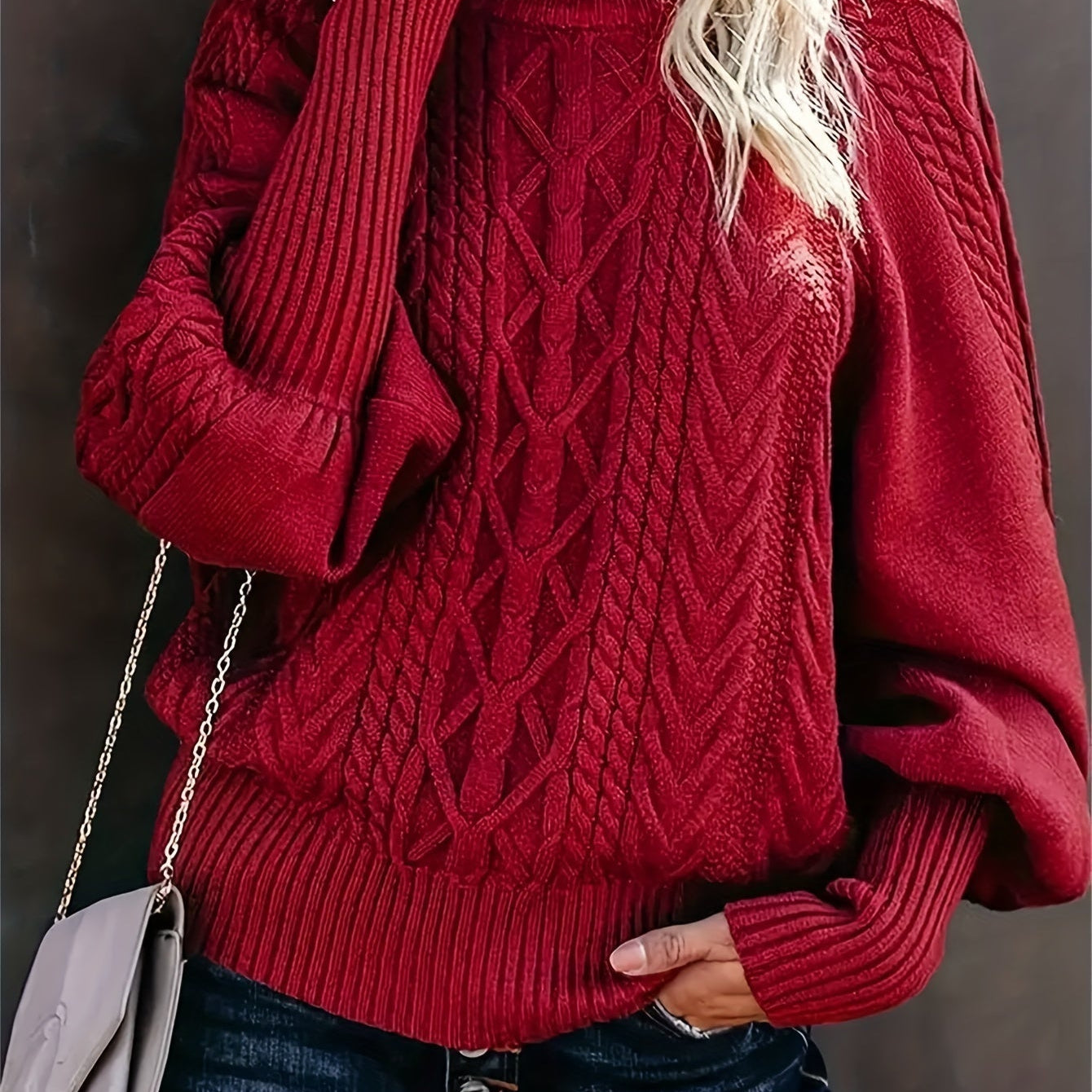 Loreley - Langer, Lässiger Pullover mit langen Ärmeln