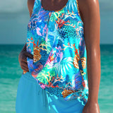 Agnes - Eleganter Tankini mit flacher Bauchwirkung und passendem Short