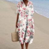Silke - Vintage-Stil Blumenkleid